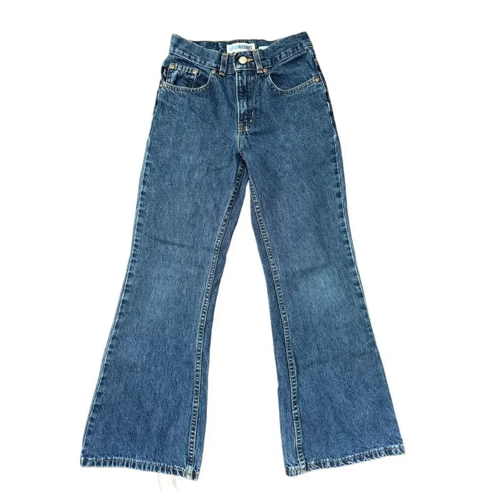 Canyon River Blues flare bootcut blue denim jeans size 10 girls youth